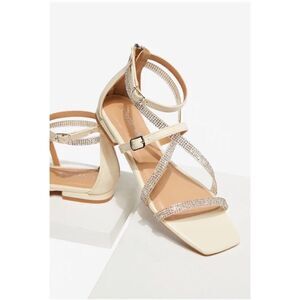 NEW … MERRARI “Bone” Flat Sandals
